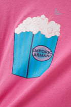 Popcorn Print T-Shirt